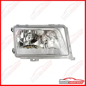 HEAD LAMP - W124 E-CLASS 1994-1996 - EAGLEEYES - CHROME - 6 PIN