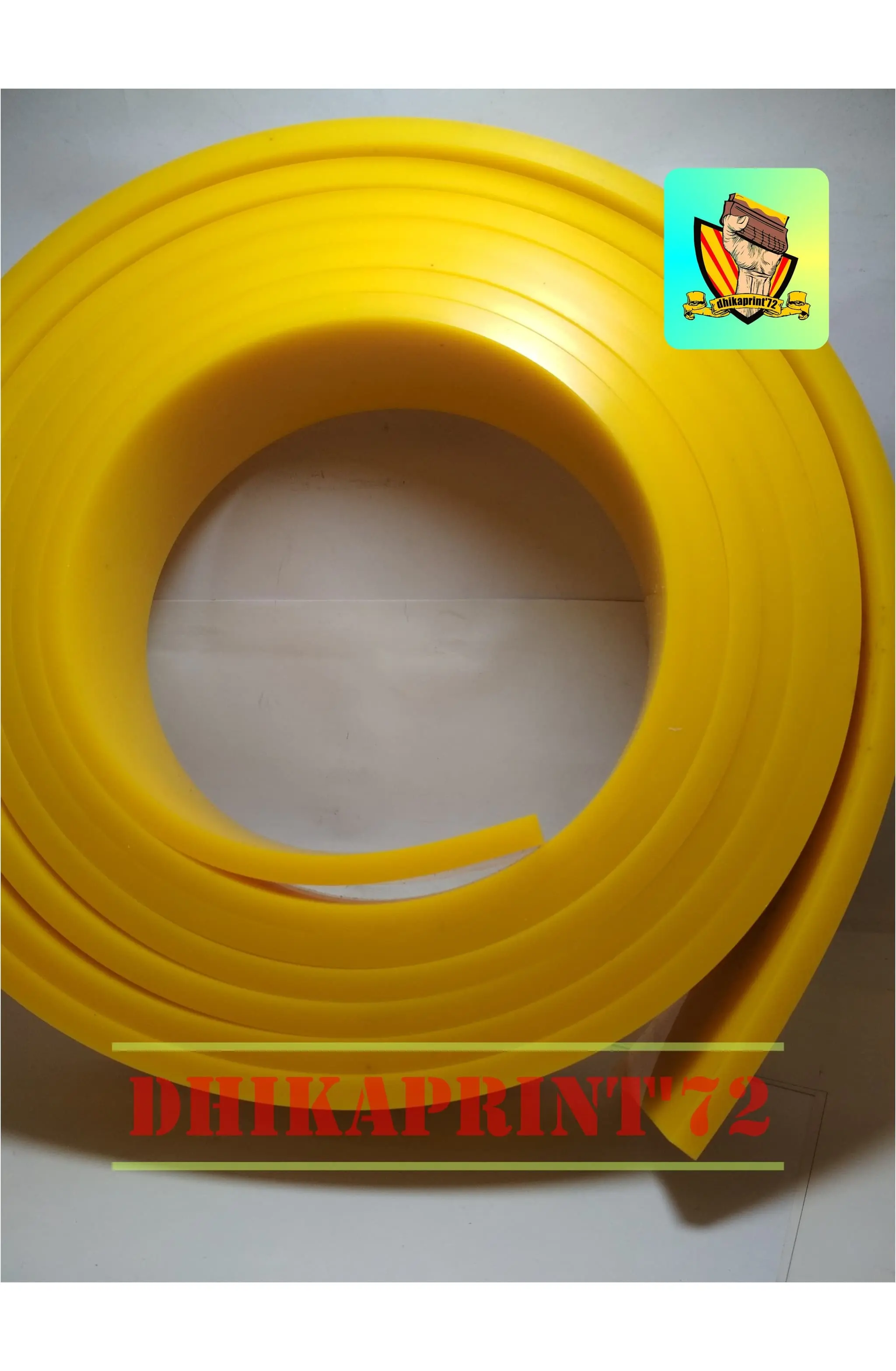 RAKEL KAOS PAPAK ATAU KOTAK PLASTISOL KUNING ATAU WATERBASE