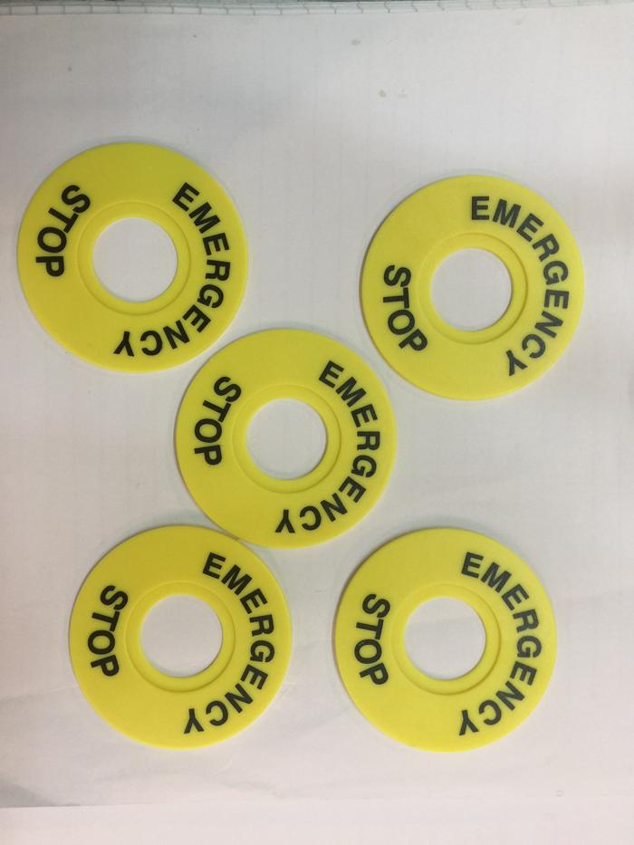 Jual ACCESORIES PANEL LABEL PANEL EMERGENCY STOP 22MM - Jakarta Barat ...