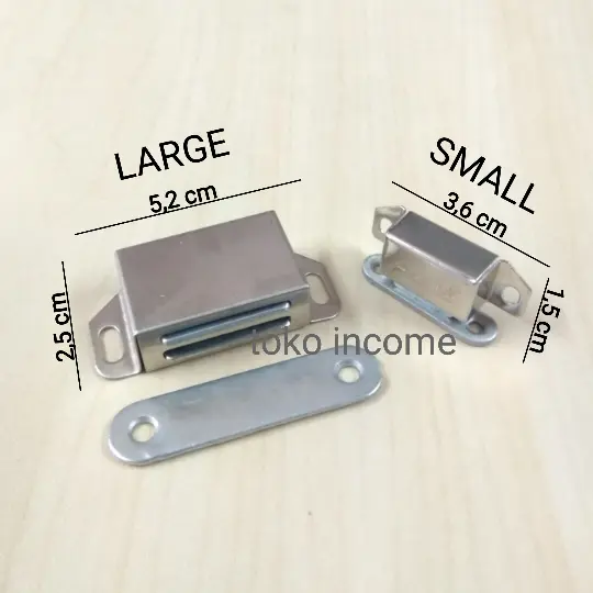 Magnet Kotak Pintu Lemari Small / Door Stoper Stainless Steel 0