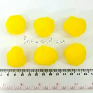 Pompom 3cm / Pom Pom 3 cm Kuning
