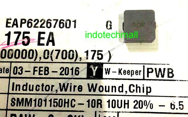 Jual SMD Chip Power Inductor 10R 10uH 6,5A Shield LG - Kab. Tangerang ...