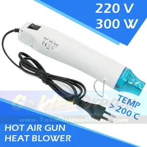 Hot Air Gun Blower 220v 300w Alat Pemanas Heat Panas Stiker Kaca Film