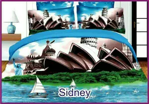 Bedcover grand shyra 5 dimensi motif sidney 180x20