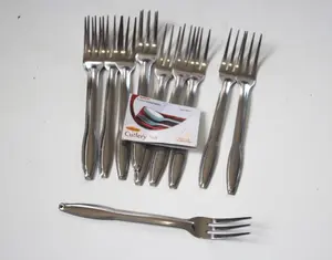 Garpu Kecil Stainles Steel 12pcs Cutlery Set - Golden Fliying Fish GK
