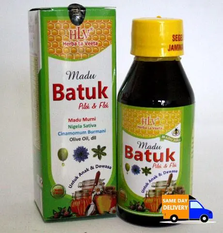 HLV Madu Batuk Plek & Flu 165 gr