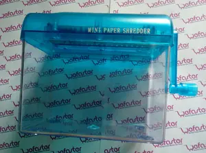 Penghancur Kertas, hand shredder