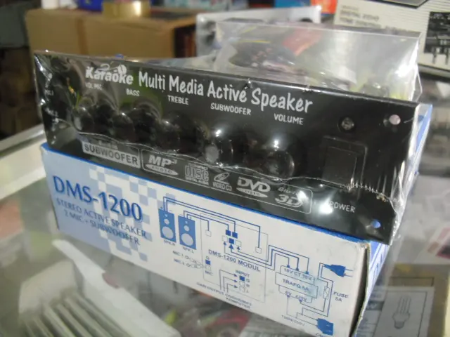 KIT POWER AMPLIFIER SPEAKER AKTIF SUB WOOFER KARAOKE DMS-1200 1