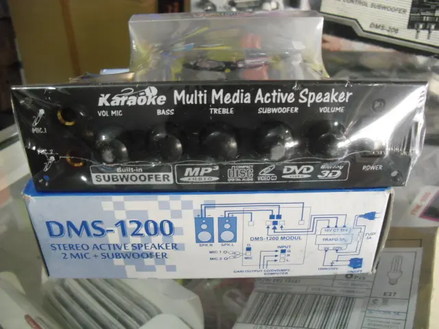 KIT POWER AMPLIFIER SPEAKER AKTIF SUB WOOFER KARAOKE DMS-1200 0