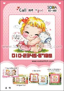 Paket Sulam Kristik Strimin Sodastitch SO-480 - Call Me - Girl