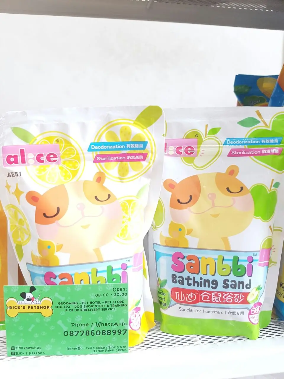 Pasir Mandi Hamster Alice 500gram