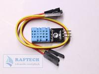 Gambar DHT11 module - sensor suhu & kelembaban udara + kabel dari raftechbandung Kota Bandung 2 Tokopedia