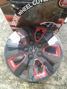 DOP RODA TAIWAN WARNA MERAH HITAN, 13 IN