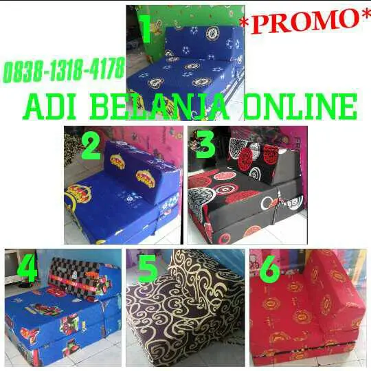 SOFA LIPAT BUSA INOAC/SOFA SINGLE UNIK DAN PRAKTIS UK SINGLE