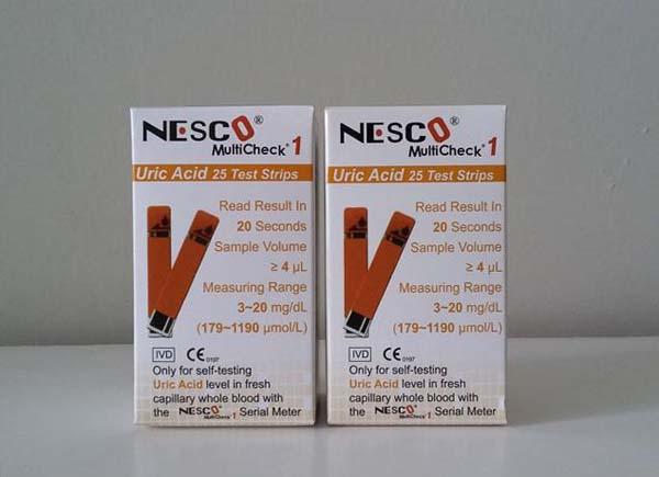 Gambar Test Strip Nesco Multicheck 1 Uric Acid dari Alkes Marinno Kota Semarang Tokopedia