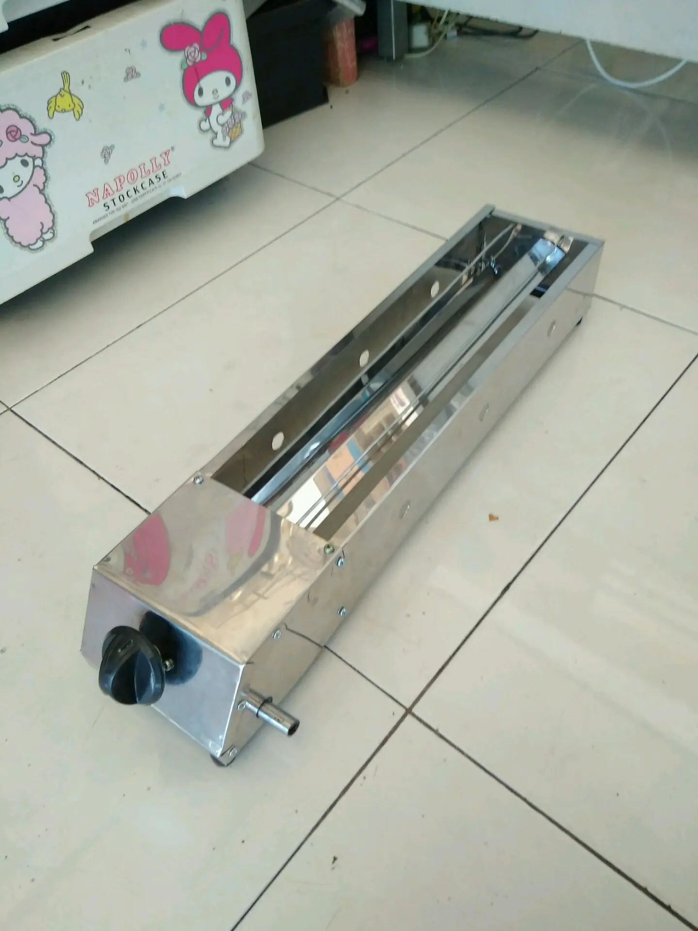 kompor gas panggangan sate sosis 43cm stainless