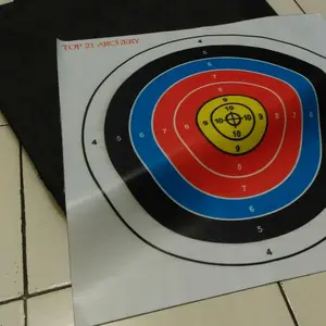 Target Panahan / Bantalan Target 2 X 50 X 50 cm Bonus Face Target