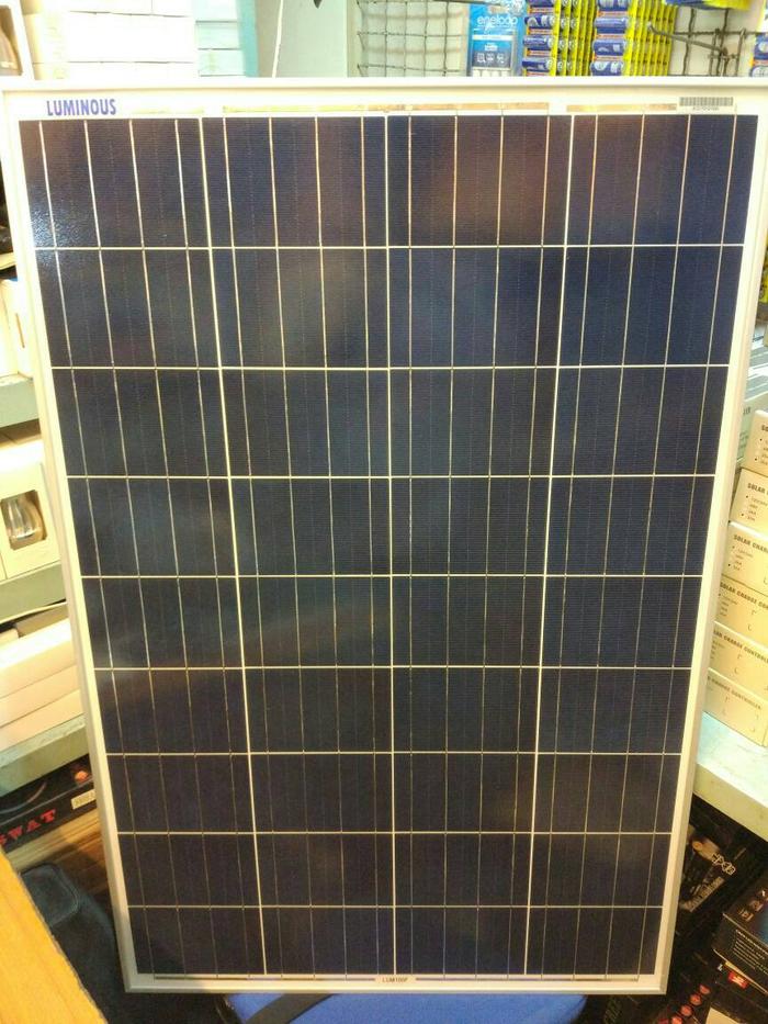 Jual solar panel cell luminous tenaga surya 12v 12 v 100wp 100 wp poly ...