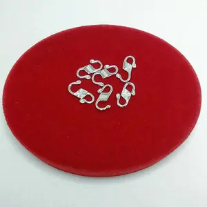 kait/kunci/pengait kalung gelang perak silver 925 lapis emas putih