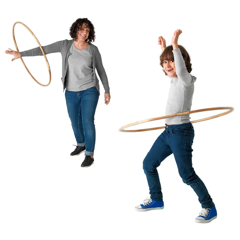 Hula Hoop Rotan 90 cm / Ring Sport, Hullahop 3