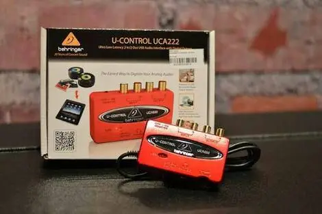 Soundcard Behringer U-CONTROL UCA222 / UCA 222 / UCA-222