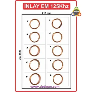 KARTU RFID-INLAY (LEMBARAN) EM 125 Khz