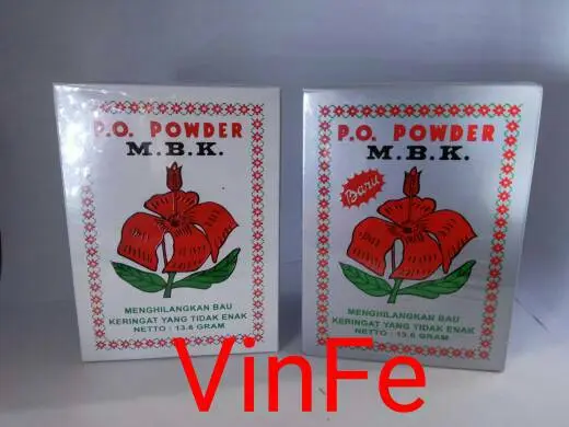 Bedak MBK Putih (gambar sebelah kiri)