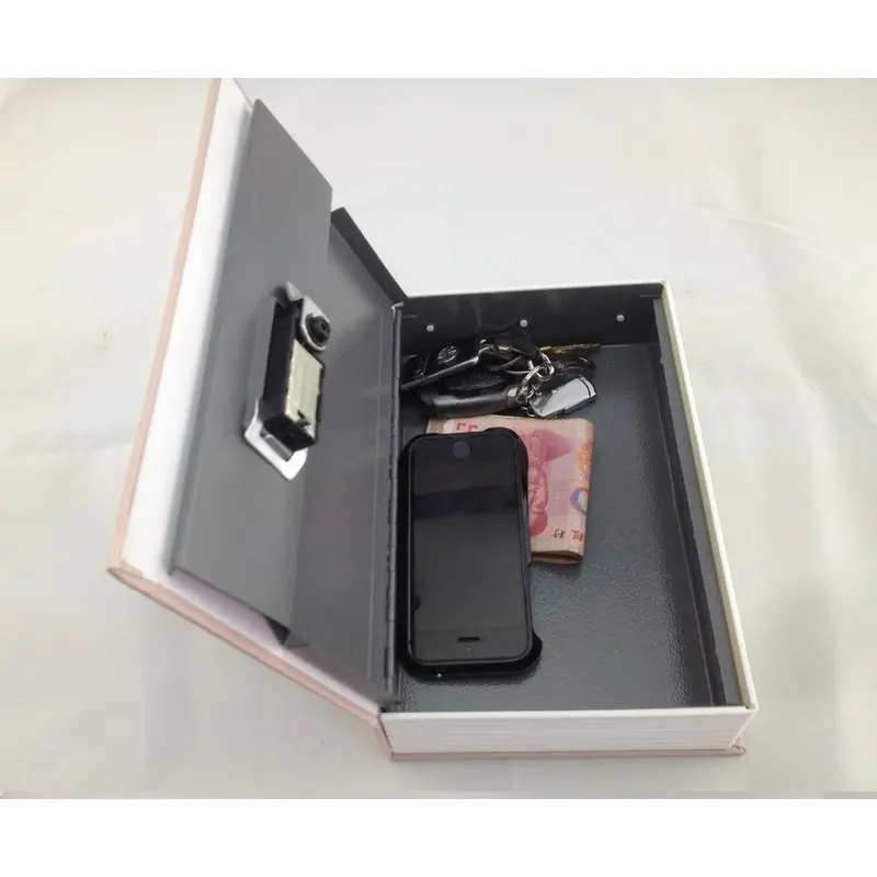 Security Dictionary Cash Metal Jewelry Key Lock Book Storage S Size 4