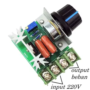 Dimmer SCR 2000W Regulator Voltage Kecepatan Motor Speed Suhu Pemanas