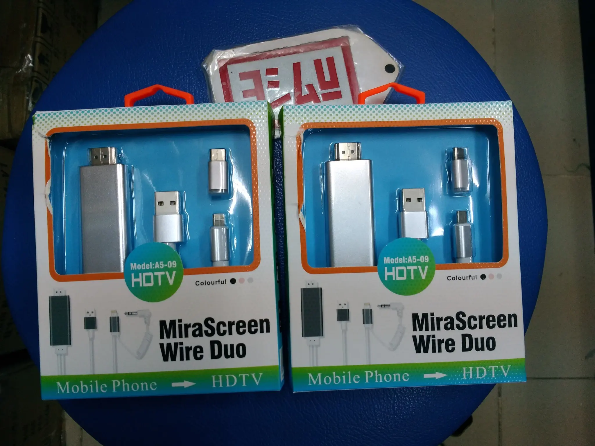 MIRASCREEN WIRE DUO to Mirror your Android & iOs Phone to HDMI TV