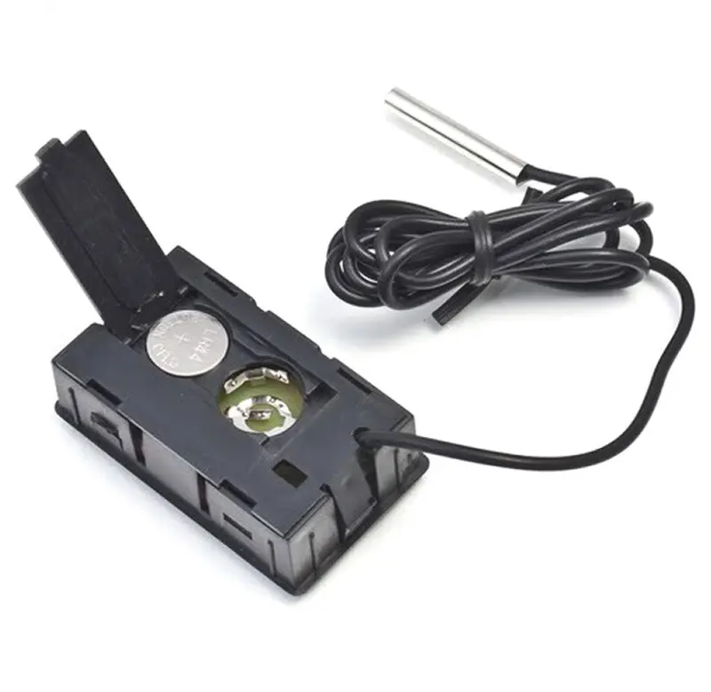 Digital Thermometer with Probe for Aquarium Length 1m (hitam)... 3