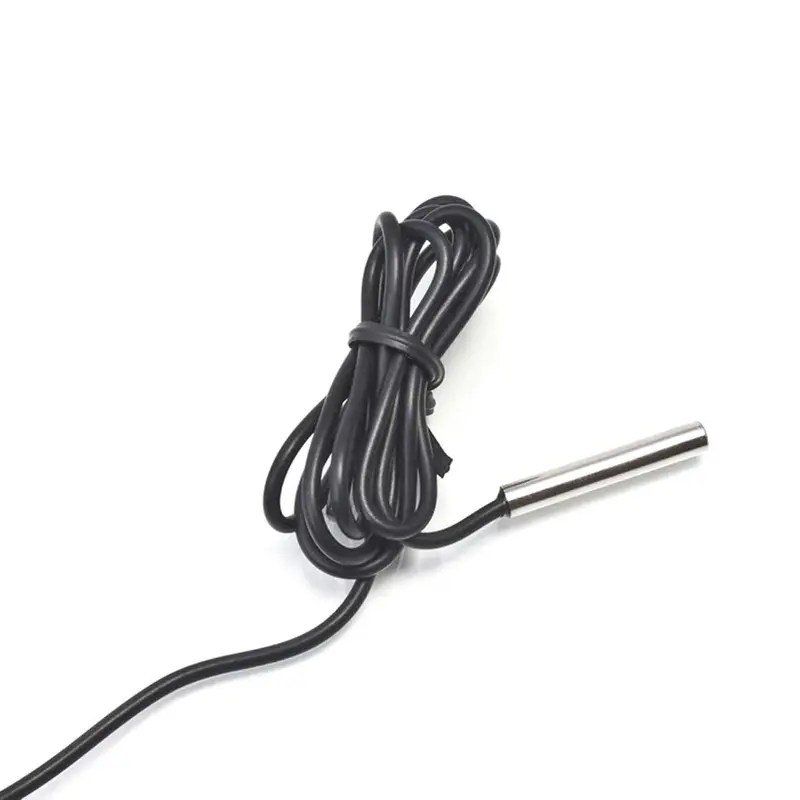 Digital Thermometer with Probe for Aquarium Length 1m (hitam)... 2