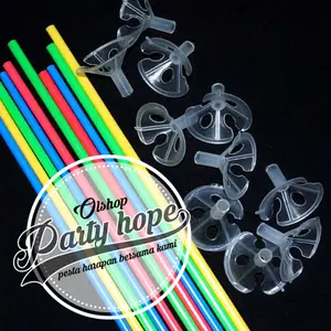 stick balon warna / gagang balon / pegangan balon / Tangkai balon