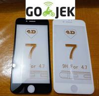 Gambar Tempered Glass full iphone 7 4D , temperd glass 4D iphone 7 dari bms acc Kota Administrasi Jakarta Pusat 1 Tokopedia