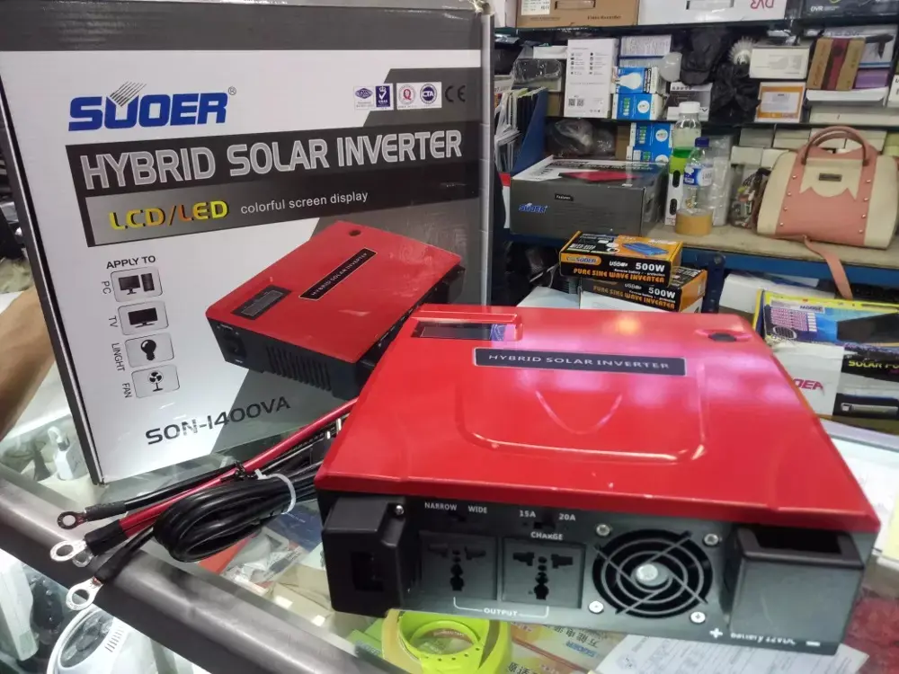 Hibrid Solar Power Inverter 1400VA With Controller - SUOER