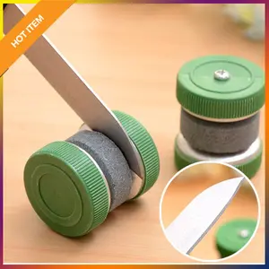 Batu Pengasah Pisau Asah Gunting Model Roda Putar Knife Cutter Sharp