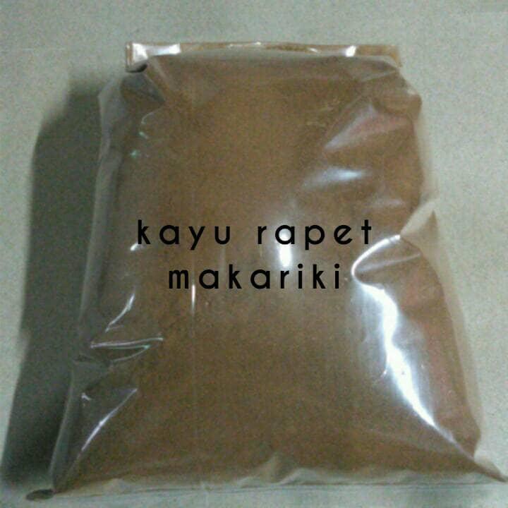 kayu rapet bubuk / serbuk asli tanpa campuran (jamu rapet )