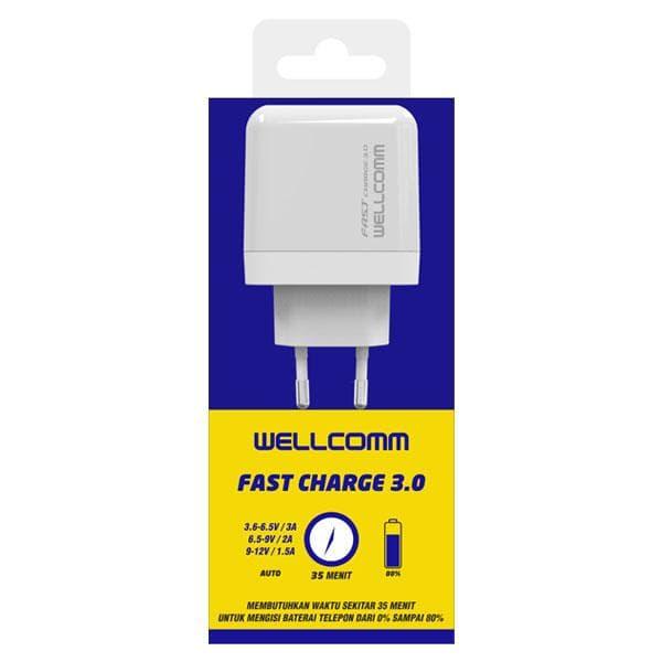 Gambar Wellcomm TC USB FAST CHARGE 3.0 dari Eben Haezer Net Kota Administrasi Jakarta Barat Tokopedia