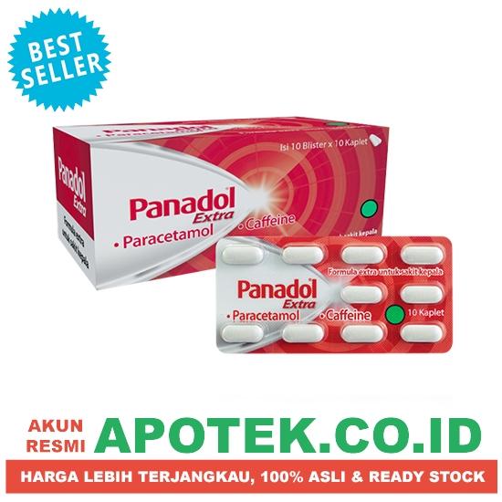 Panadol Extra/Merah - Obat Sakit Kepala/Migrain/Sakit Kepala Sebelah