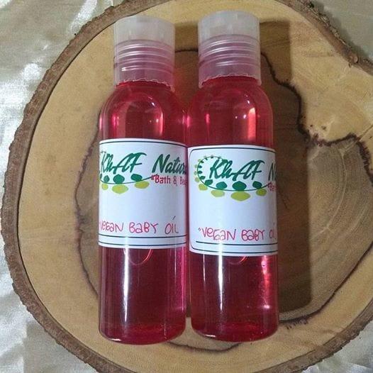 Gambar ~ Vegan Baby Oil (100% Natural)  With Chamomile ~ for Massage, Moistirizer, Cleanser dari KhAF Naturals Kota Bekasi Tokopedia