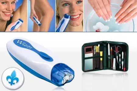 Wizz It Hair Removal Alat Cabut Bulu Elektrik Bonus Manicure Set
