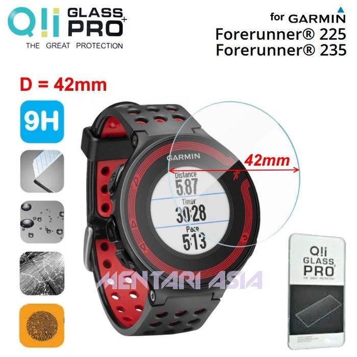 Gambar Tempered Glass for GARMIN ForeRunner 225 / 235 : QII Premium 42mm dari MENTARI ASIA Kota Administrasi Jakarta Pusat Tokopedia