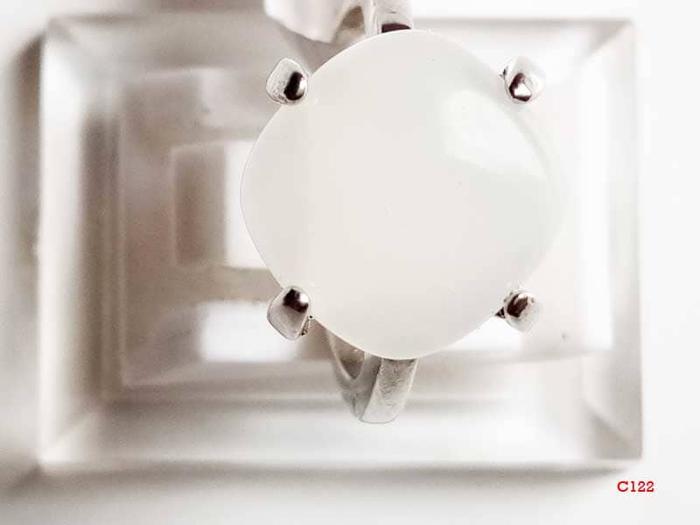 Gambar VeE Cincin Wanita Giok Susu C122 dari Vee Jewelry Store Kota Bekasi Tokopedia