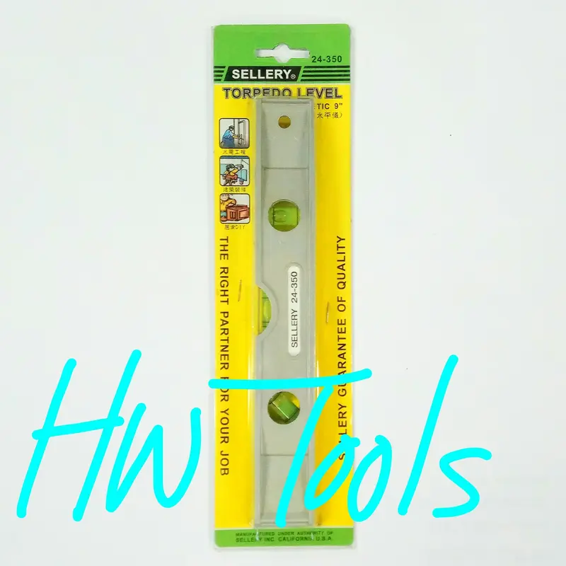 WATERPAS MAGNET / TORPEDO LEVEL 9" MAGNETIC SELLERY 24-350 1