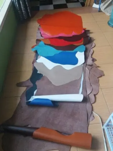 Kulit sapi lembaran kualitas prima grained custom order