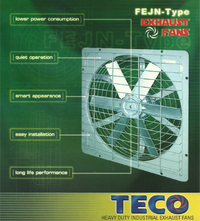 Jual Wall Exhaust Fan TECO TAIWAN FEJN 060024 (24