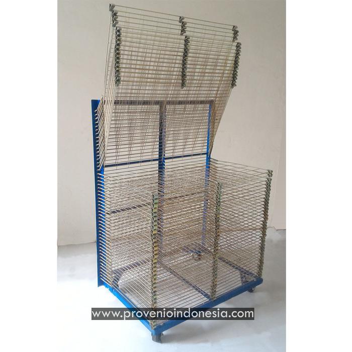 Gambar Rak Pengering 50 Susun Perlengkapan Peralatan Alat Sablon Drying Rack dari Provenio Indonesia Kota Administrasi Jakarta Timur Tokopedia