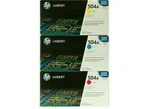 Toner HP Laserjet CP3525,CM3530,504A/CE251A/CE252A/CE253A.Original