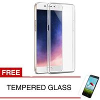 Gambar Crystal Case for OPPO R9s - Clear Hardcase +  Gratis Tempered Glass dari Mentari Grasindo Teknik Kota Administrasi Jakarta Barat 1 Tokopedia