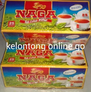 TEH CELUP CAP NAGA(1 KOTAK=25 TEH CELUP) ASLI MALANG Minuman Tea